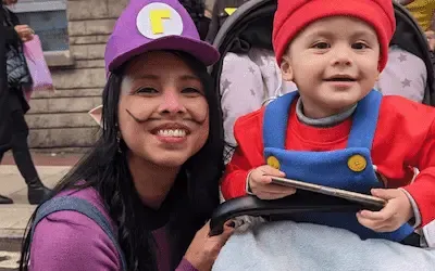 Fotografía de Mamá con Ibai